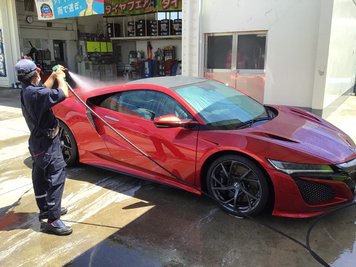 絶好の洗車日和