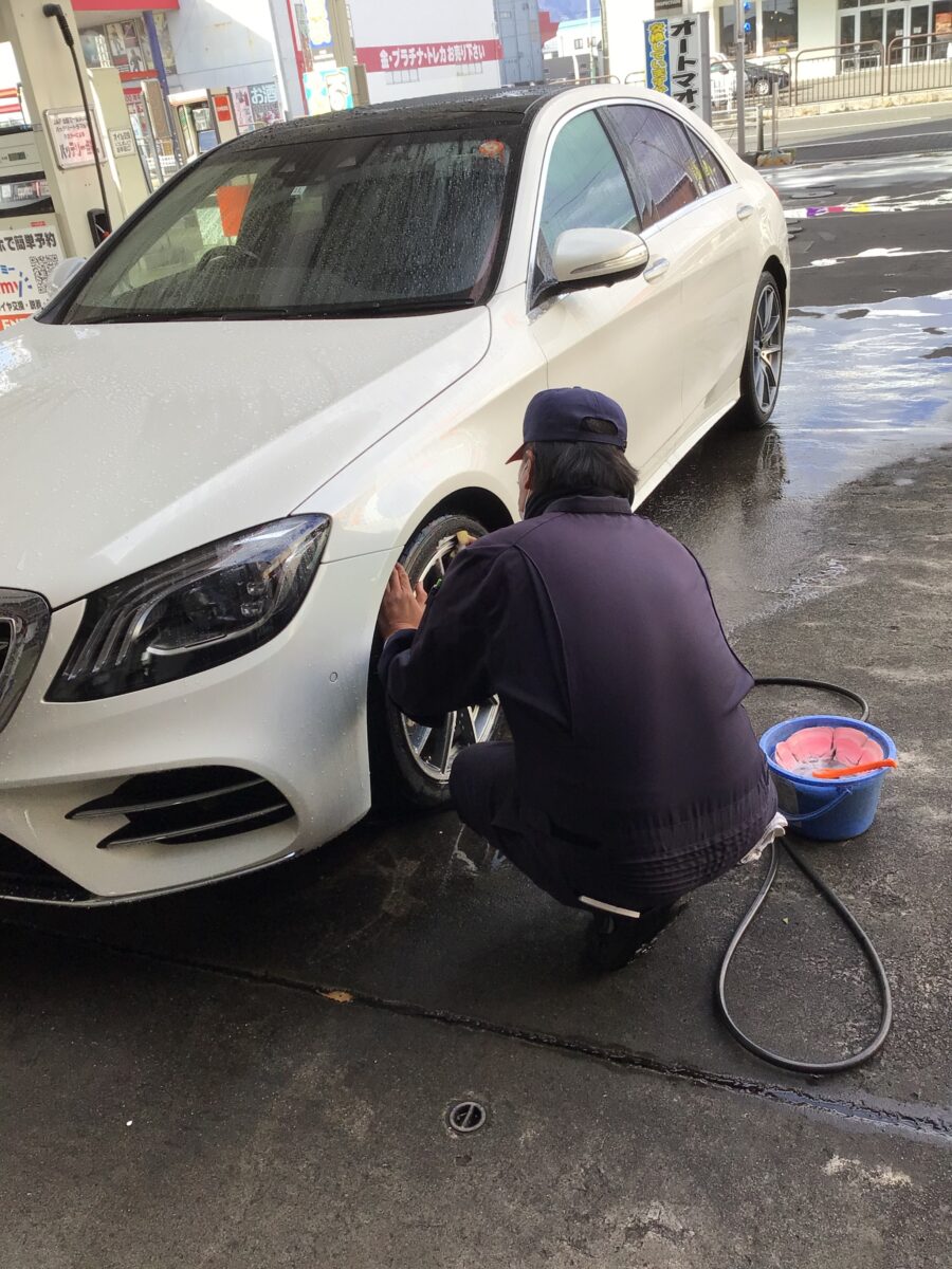 朝から手洗い洗車🚗✨