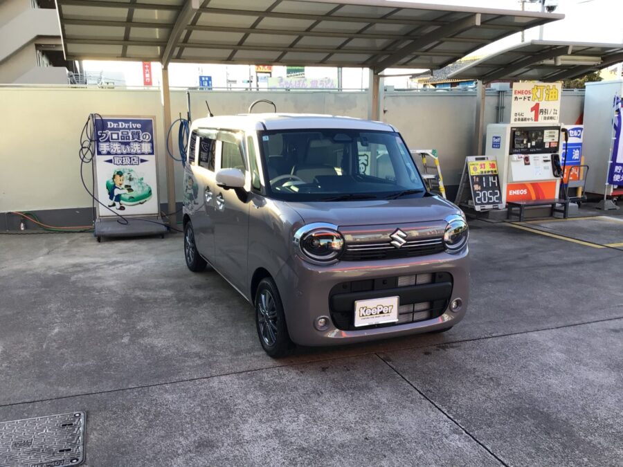 新車をコーティング♪